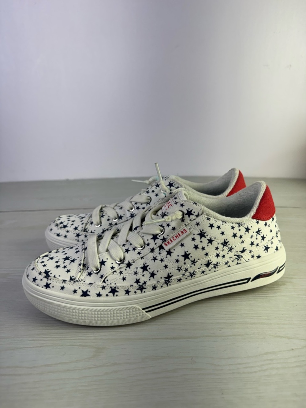 Skechers Women's Arch Fit Arcade - Born Free canvas shoes size 8.5 - Picture 6 of 9